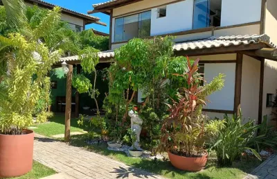 Casa para venda em camaçari, itacimirim (monte gordo), 3 dormitórios, 2 suítes, 3 banheiros, 1 vaga