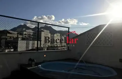 Cobertura com 4 quartos à venda na rua silva guimarães, tijuca, rio de janeiro, 200 m2 por r$ 1.650.000