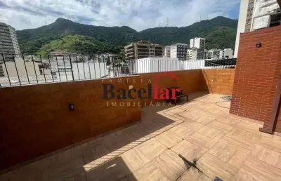 Cobertura com 3 quartos à venda na rua josé higino, tijuca, rio de janeiro, 124 m2 por r$ 800.000
