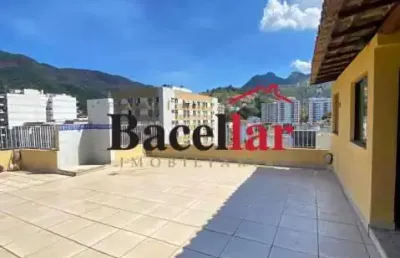 Cobertura com 4 quartos à venda na rua uruguai, tijuca, rio de janeiro, 252 m2 por r$ 999.000