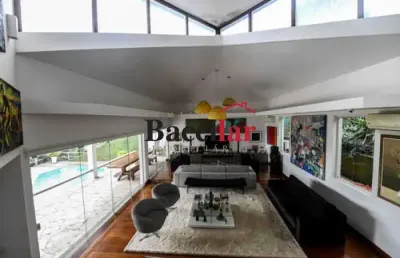 Casa em condomínio fechado com 4 quartos à venda na rua poeta khalil gibran, itanhangá, rio de janeiro, 600 m2 por r$ 3.800.000