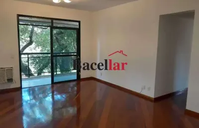Apartamento com 3 quartos para alugar na rua doutor otávio kelly, tijuca, rio de janeiro, 123 m2 por r$ 3.000