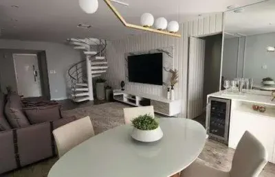 Cobertura duplex para venda tem 322 metros quadrados com 3 quartos em pompéia - santos - sp