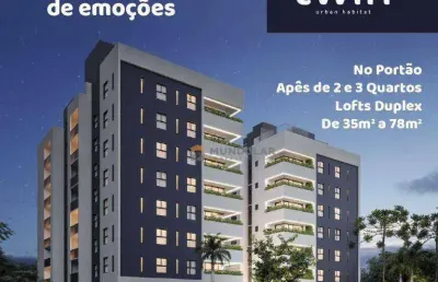 Loft com 1 dormitório à venda, 36 m² por r$ 289.900,00 - portão - curitiba/pr