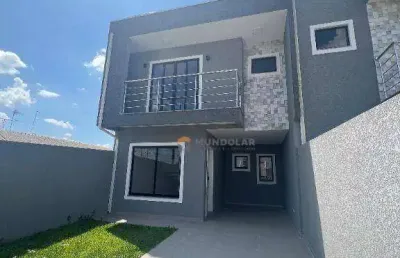Sobrado com 3 dormitórios à venda, 108 m² por r$ 670.000,00 - estação - araucária/pr