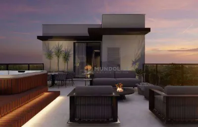 Cobertura com 3 dormitórios à venda, 214 m² por r$ 2.490.000,00 - centro - araucária/pr