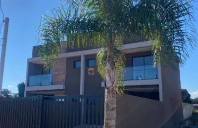 Sobrado com 3 dormitórios à venda, 128 m² por r$ 690.000,00 - costeira - araucária/pr