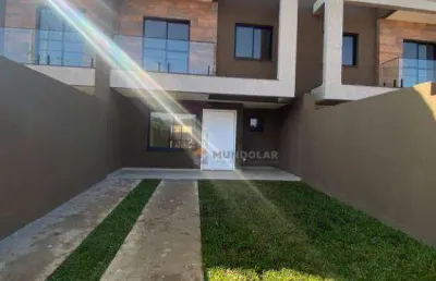 Sobrado com 3 dormitórios à venda, 105 m² por r$ 594.000,00 - costeira - araucária/pr