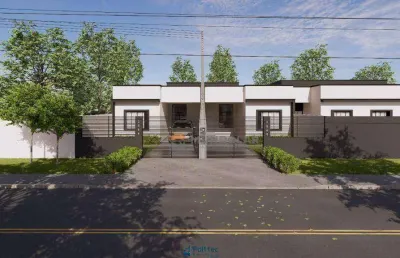 Casa com 2 dormitórios à venda, 69 m² por r$ 415.000,00 - campina da barra - araucária/pr