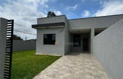 Casa com 3 dormitórios à venda, 69 m² por r$ 450.000,00 - campina da barra - araucária/pr