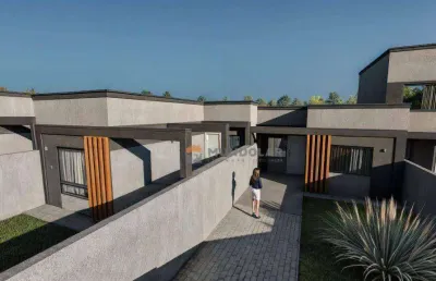 Casa com 3 dormitórios à venda, 65 m² por r$ 439.999 - fazenda velha - araucária/pr