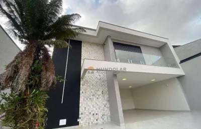 Sobrado com 4 dormitórios à venda, 448 m² por r$ 3.500.000,00 - tindiquera - araucária/pr