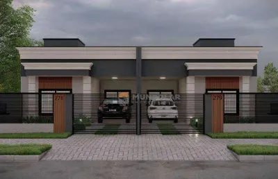 Casa com 3 dormitórios à venda, 80 m² por r$ 590.000,00 - costeira - araucária/pr