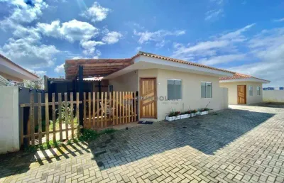 Casa com 2 dormitórios à venda, 49 m² por r$ 355.000,00 - campina da barra - araucária/pr