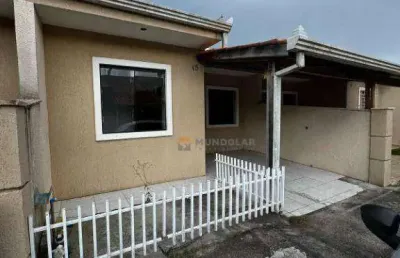 Casa com 3 dormitórios à venda, 57 m² por r$ 280.000,00 - estação - araucária/pr
