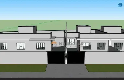Casa com 2 dormitórios à venda, 56 m² por r$ 375.000 - costeira - araucária/pr