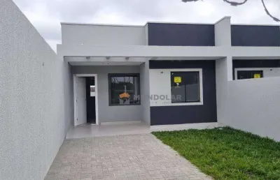 Casa com 3 dormitórios à venda, 70 m² por r$ 440.000,00 - costeira - araucária/pr