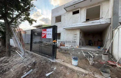 Sobrado com 3 dormitórios à venda, 105 m² por r$ 741.000,00 - cachoeira - araucária/pr