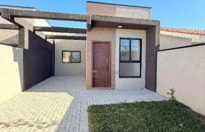 Casa com 3 dormitórios à venda, 84 m² por r$ 650.000 - capela velha - araucária/pr