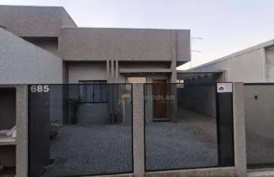 Casa mobiliada com 3 dormitórios à venda, 70 m² por r$ 509.000 - iguaçu - araucária/pr