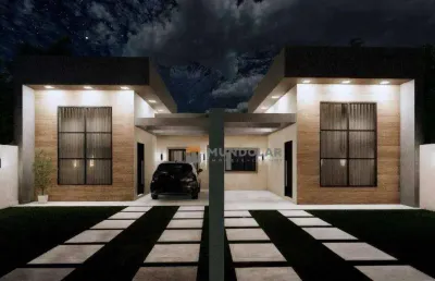 Casa na planta com 3 dormitórios à venda, 84 m² por r$ 540.000 - capela velha - araucária/pr