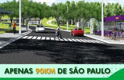 Área de lazer e lagos | lotes a partir de 250m² em extrema | financiamento sem burocracia