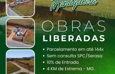 Já pode construir | lotes a partir de 250m² em extrema | pagto facilitado | lazer e lagos