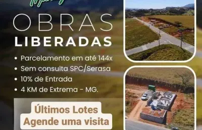 Lotes comerciais a partir de 250m² em extrema | área de lazer e lagos | ótimo local