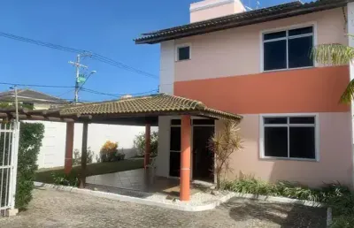 Casa para locação no miragem, vilas do atlantico, buraquinho, 4/4, com energia solar.