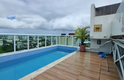 Linda cobertura duplex em vilas do atlantico, lauro de freitas bahia.