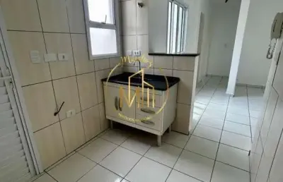 Apartamento para venda em santo andré, vila lutécia, 2 dormitórios, 1 banheiro, 1 vaga