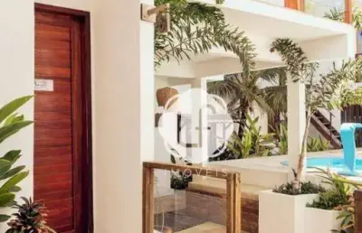 Apartamento com 1 quarto e sala - 39 m² por r$ 390.000 - jericoacoara - condomínio fechado