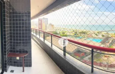Chance rara.!! apartamento vista mar - beira mar de fortaleza - 80 m2 - 2 quartos - perfeito para investidores.
