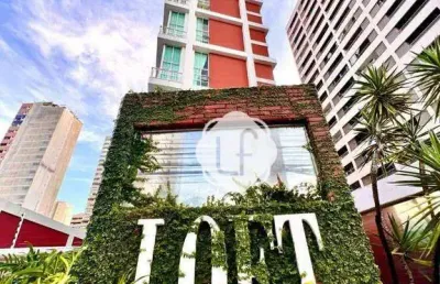 Loft 60m2- 2 quartos - 1 quadra da beira mar fortaleza -projetado, moderno , porteira fechada - otimo investimento e rentavel