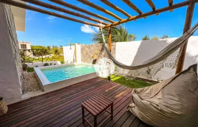 Casa alto padrão 250m2 na praia do preá - 260 mts do mar/praia - qualidade de vida no paraiso preà - 20 min de jericoacoara