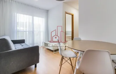 Apartamento mobiliado com 2 quartos e 1 banheiro para alugar, 46 m² por r$ 1.872 /mês