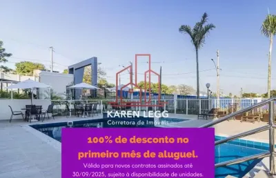 Apartamento mobiliado com 2 quartos e 1 banheiro para alugar, 46 m² por r$ 1.872 /mês