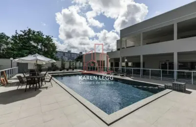 Apartamento semi mobiliado com 2 quartos e 2 banheiros para alugar, 45 m² por r$ 2.518/mês