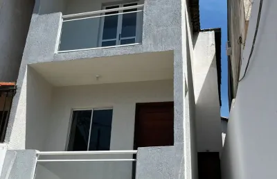 Belford roxo - são vicente casa duplex c 2 quartos aceitamos carta de crédito 200 mil