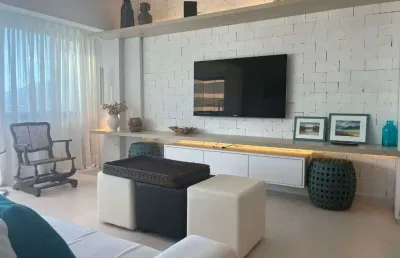 Aluguel anual apartamento com 4 dormitórios, 125 m² por r$ 12.000,00/mês - quadra mar barra sul - balneário camboriú/sc