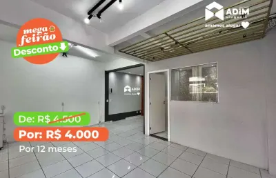 Aluguel anual: sala térrea comercial 60m² avenida alvin bauer - centro balneário camboriú.