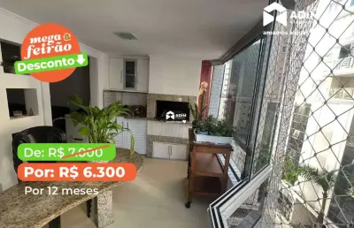 Aluguel anual: apartamento de 3 quartos, sendo 1 suíte em balneário camboriú.