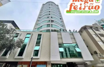 Aluguel anual: apartamento 2 quartos + 1 suíte no centro de balneário camboriú.