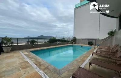 Aluguel anual: apartamento de frente ao mar de 2 dormitórios em balneário camboriú
