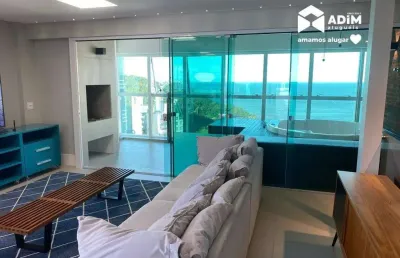 Aluguel anuel: cobertura duplex com 5 dormitórios na barra norte em balneário camboriú