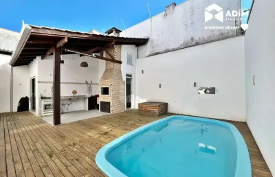 Aluguel anual: oportunidade casa 3 dormitórios mobiliada - nações em balneário camboriú