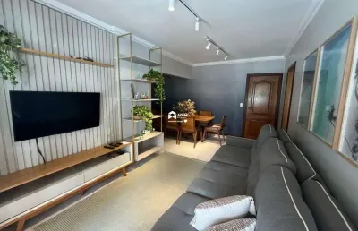 Locação anual, apartamento 3 dormitórios sendo uma suíte finamente mobiliado a poucos passos da praia central de balneário camboriú