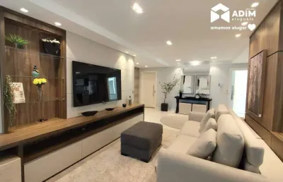 Aluguel anual: apartamento 3 suítes vista pro mar em balneário camboriú