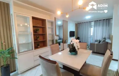 Aluguel anual: apartamento de 2 suítes com sacada ampla no centro de balneário camboriú