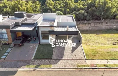 Casa com 3 suítes à venda, 195 m² por r$ 1.090.000 - condomínio parque tauá - aranguá - londrina/pr